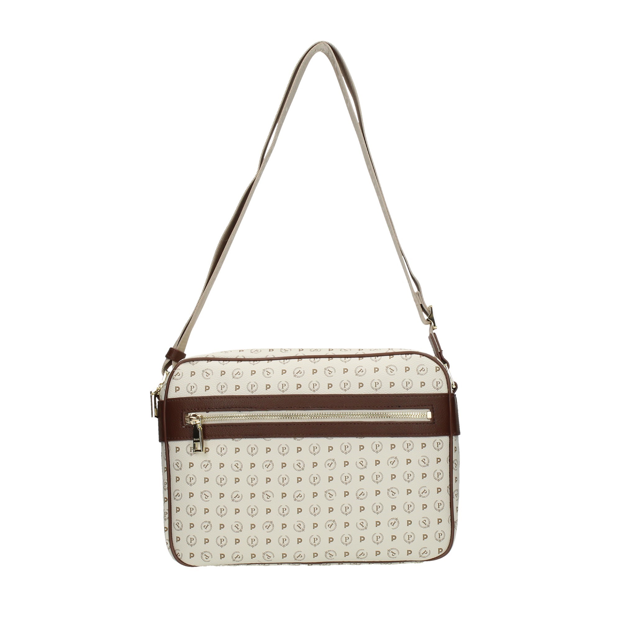 Leather handbag Pollini White in Leather - 40808071