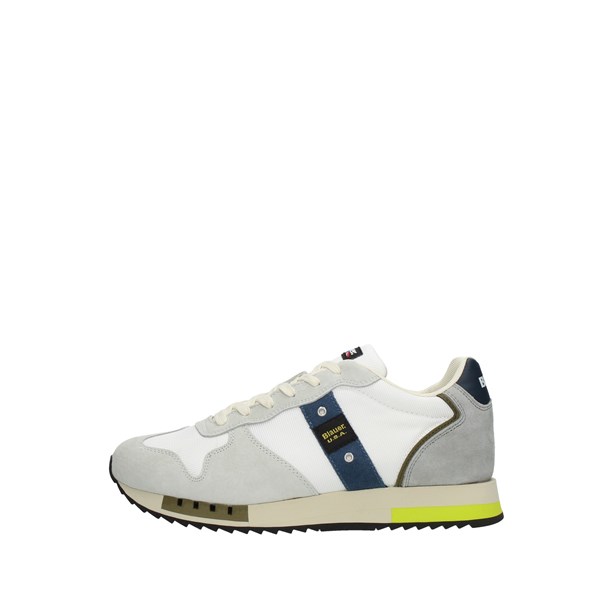 Blauer Sneakers Bianco
